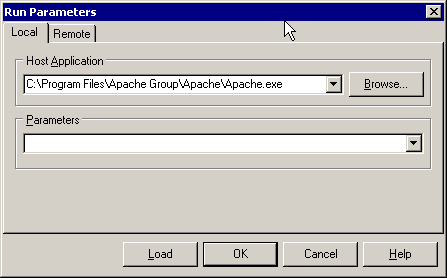 Setting Delphi parameters to debug shared modules