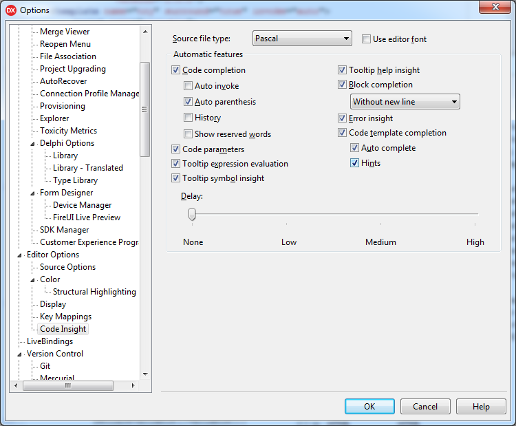 Enabling Live template jump point hints